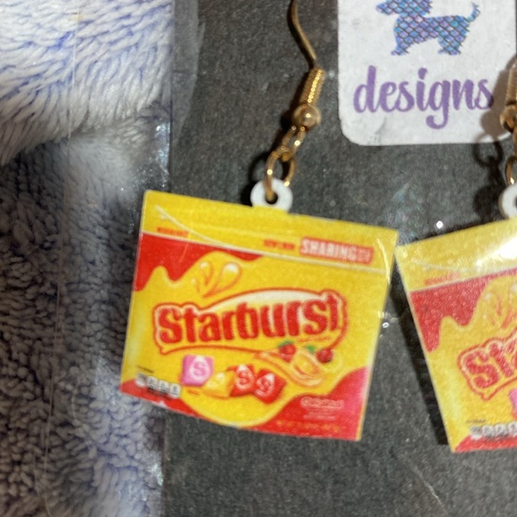 Handmade Skittles Earrings NEW - Picture 2 of 3